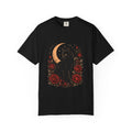 Black Cat & Crescent Moon Tee